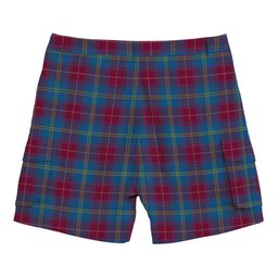 ScotsTee Shop Scottish Yarns to Yearn For Tartan Plaid Cargo Shorts for Men