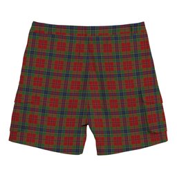 ScotsTee Shop Scottish McLean of Duart Tartan Plaid Cargo Shorts for Men
