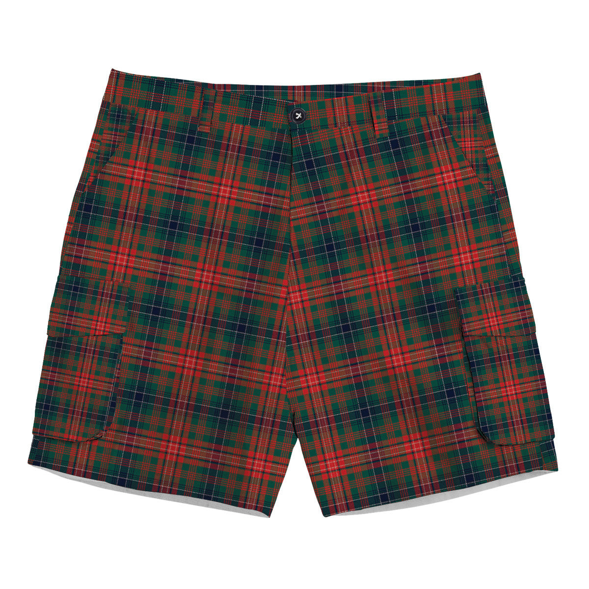 ScotsTee Shop Scottish Wilson Modern Clan Tartan Plaid Cargo Shorts for Men
