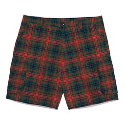 ScotsTee Shop Scottish Wilson Modern Clan Tartan Plaid Cargo Shorts for Men