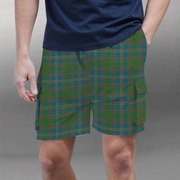 ScotsTee Shop Scottish Strang of Balkaskie Ancient Tartan Plaid Cargo Shorts for Men