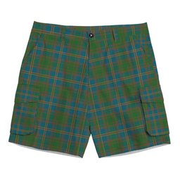 ScotsTee Shop Scottish Strang of Balkaskie Ancient Tartan Plaid Cargo Shorts for Men