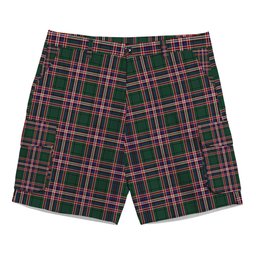 ScotsTee Shop Scottish McFarlane Hunting Modern Tartan Plaid Cargo Shorts for Men