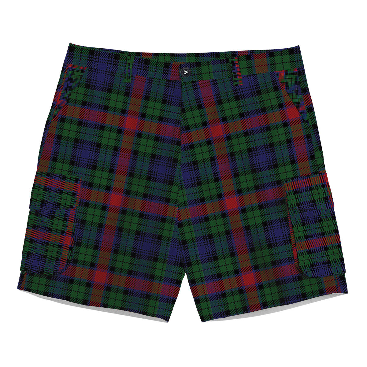 ScotsTee Shop Scottish Young Presidents Organisation Tartan Plaid Cargo Shorts for Men