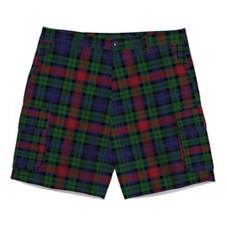 ScotsTee Shop Scottish Young Presidents Organisation Tartan Plaid Cargo Shorts for Men