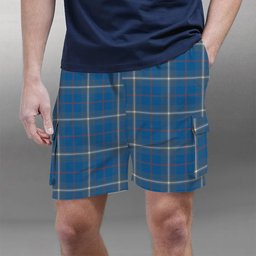 ScotsTee Shop Scottish McRae of America Ancient Tartan Plaid Cargo Shorts for Men