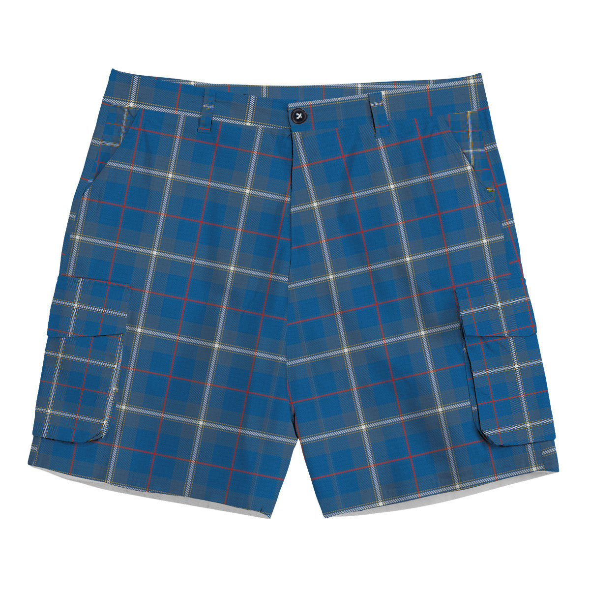 ScotsTee Shop Scottish McRae of America Ancient Tartan Plaid Cargo Shorts for Men