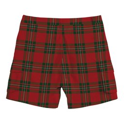 ScotsTee Shop Scottish MacAulay of Ardincaple Tartan Plaid Cargo Shorts for Men