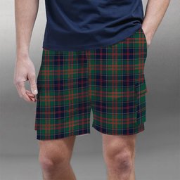 ScotsTee Shop Scottish Stewart of Appin Hunting Modern Clan Tartan Plaid Cargo Shorts for Men