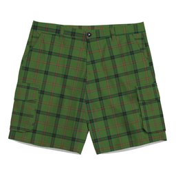 ScotsTee Shop Scottish Strachan Hunting Tartan Plaid Cargo Shorts for Men
