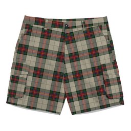 ScotsTee Shop Scottish Hohenzollern Tartan Plaid Cargo Shorts for Men