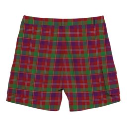 ScotsTee Shop Scottish Glenfinnan Tartan Plaid Cargo Shorts for Men