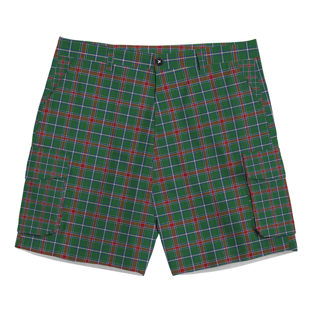 ScotsTee Shop Scottish Spence Fragment Modern Clan Tartan Plaid Cargo Shorts for Men