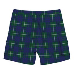 ScotsTee Shop Scottish Hamilton Hunting Modern Tartan Plaid Cargo Shorts for Men