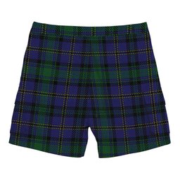 ScotsTee Shop Scottish Weir Modern Tartan Plaid Cargo Shorts for Men