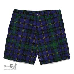 ScotsTee Shop Scottish Weir Modern Tartan Plaid Cargo Shorts for Men