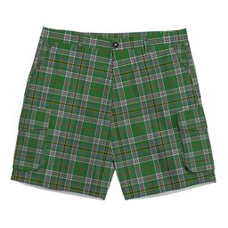 ScotsTee Shop Scottish Kennedy Ancient Clan Tartan Plaid Cargo Shorts for Men