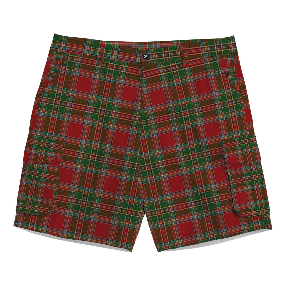 ScotsTee Shop Scottish MacLeod of Gesto 1 Tartan Plaid Cargo Shorts for Men