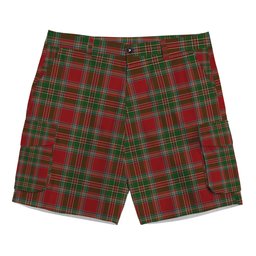 ScotsTee Shop Scottish MacLeod of Gesto 1 Tartan Plaid Cargo Shorts for Men