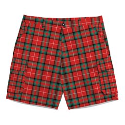 ScotsTee Shop Scottish Stewart Stuart of Bute Tartan Plaid Cargo Shorts for Men