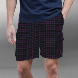 ScotsTee Shop Scottish Harriss Dylan & Family Tartan Plaid Cargo Shorts for Men