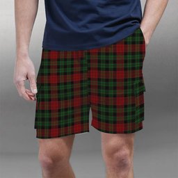 ScotsTee Shop Scottish Murdoch Dalgliesh Tartan Plaid Cargo Shorts for Men