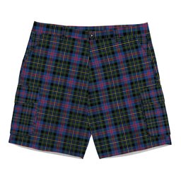 ScotsTee Shop Scottish McCallum of Berwick Modern Tartan Plaid Cargo Shorts for Men