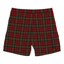 ScotsTee Shop Scottish Lindsay #2 Ancient Clan Tartan Plaid Cargo Shorts for Men