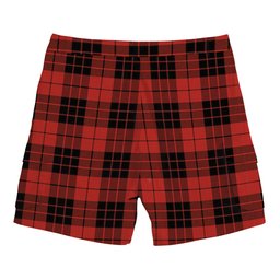 ScotsTee Shop Scottish MacLeod of Raasay Ancient Tartan Plaid Cargo Shorts for Men