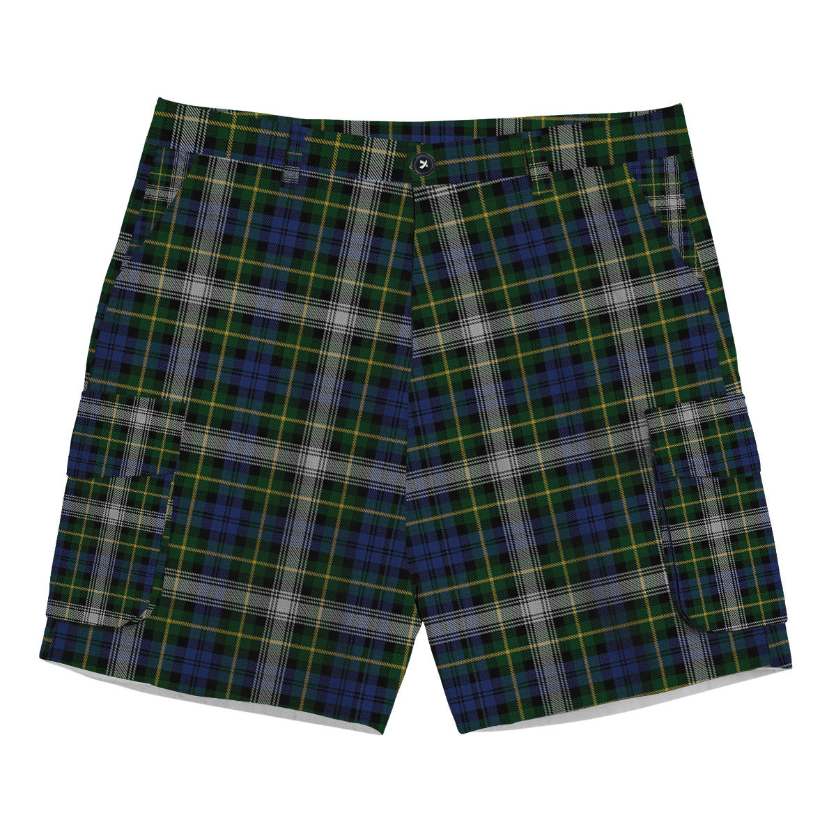 ScotsTee Shop Scottish Gordon Dress 2 Tartan Plaid Cargo Shorts for Men