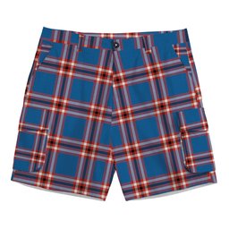 ScotsTee Shop Scottish Laing of Archiestown Ancient Tartan Plaid Cargo Shorts for Men
