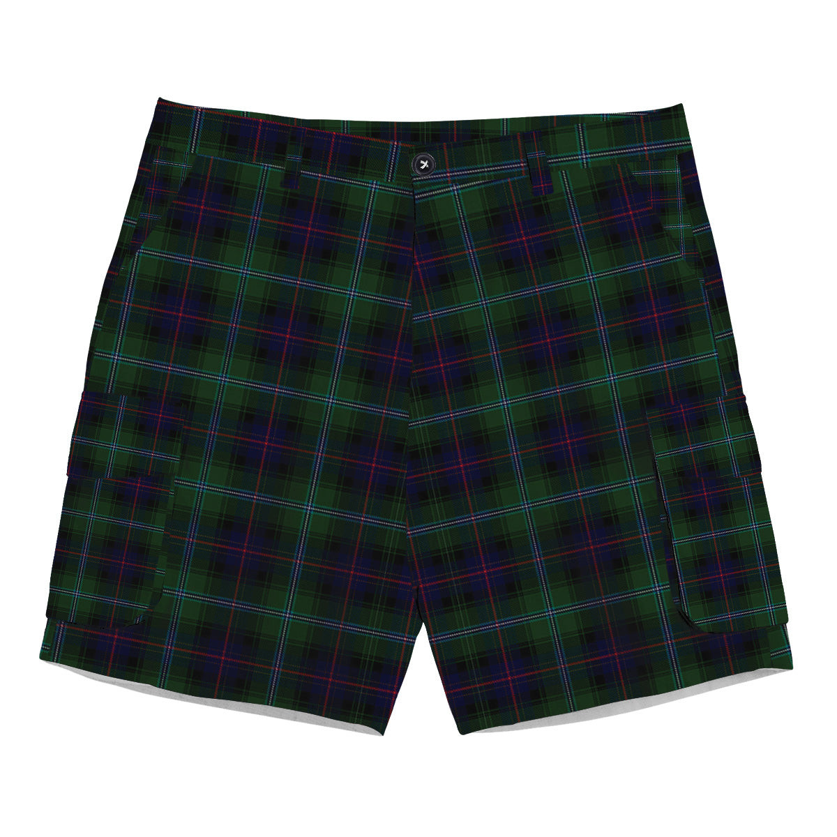 ScotsTee Shop Scottish Jempson MacDonald C & C Tartan Plaid Cargo Shorts for Men