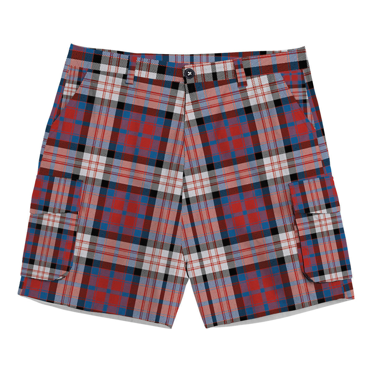 ScotsTee Shop Scottish McDonald Dress Irish Ancient Tartan Plaid Cargo Shorts for Men