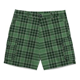 ScotsTee Shop Scottish MacDonald Lord of the Isles Hunting SC Tartan Plaid Cargo Shorts for Men