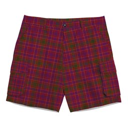 ScotsTee Shop Scottish Lumsden of Clova Tartan Plaid Cargo Shorts for Men