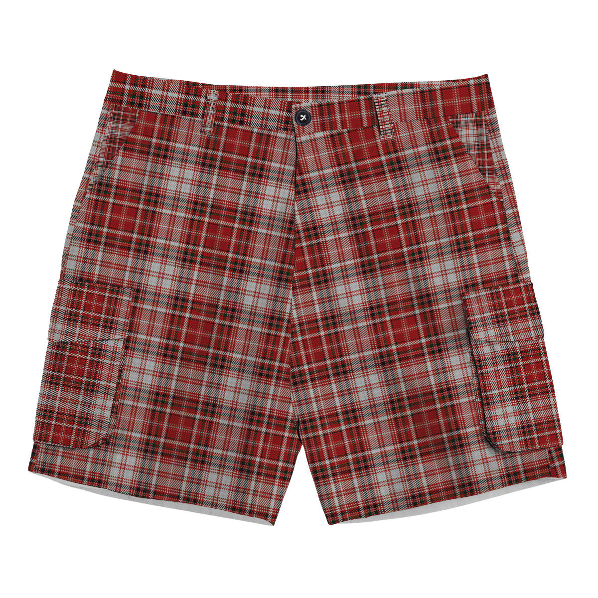 ScotsTee Shop Scottish MacDougal Dress Tartan Plaid Cargo Shorts for Men