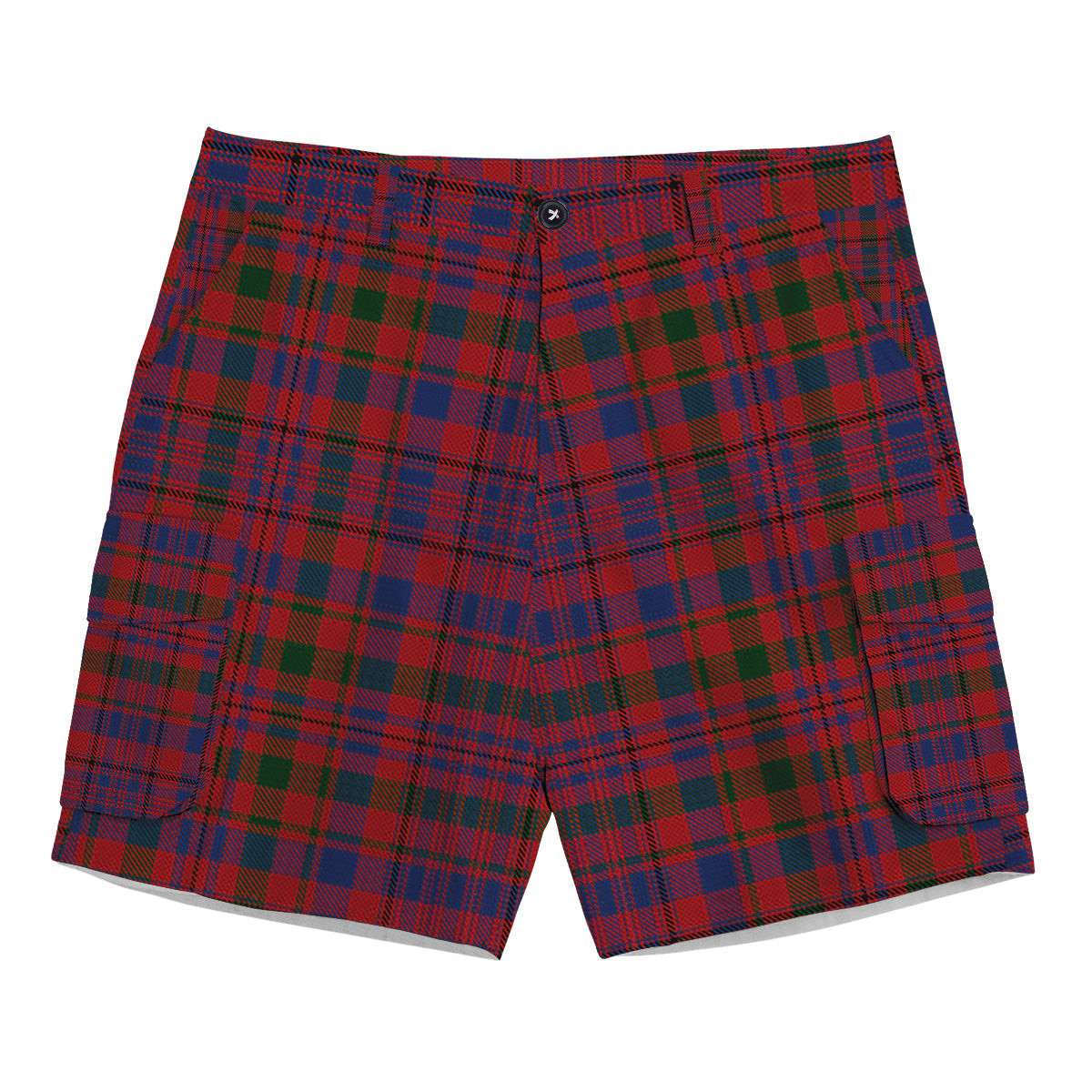 ScotsTee Shop Scottish Murray of Tullibardine Tartan Plaid Cargo Shorts for Men