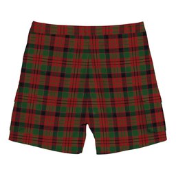 ScotsTee Shop Scottish Nicolson Inverness Tweed Mill Co Ltd Tartan Plaid Cargo Shorts for Men
