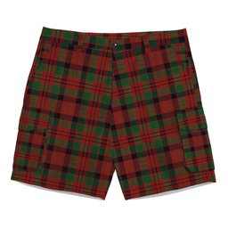 ScotsTee Shop Scottish Nicolson Inverness Tweed Mill Co Ltd Tartan Plaid Cargo Shorts for Men