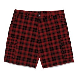ScotsTee Shop Scottish Murray of Ochtertyre Tartan Plaid Cargo Shorts for Men