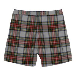 ScotsTee Shop Scottish Stewart Dress Tartan Plaid Cargo Shorts for Men