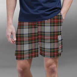 ScotsTee Shop Scottish Stewart Dress Tartan Plaid Cargo Shorts for Men