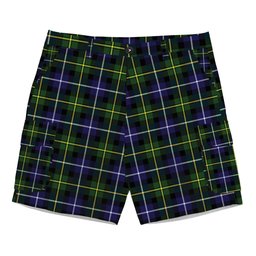 ScotsTee Shop Scottish McNeil of Barra Modern Tartan Plaid Cargo Shorts for Men