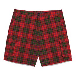 ScotsTee Shop Scottish Stewart of Appin SC Tartan Plaid Cargo Shorts for Men