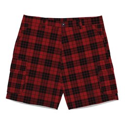 ScotsTee Shop Scottish McLeod of Raasay Highland Tartan Plaid Cargo Shorts for Men