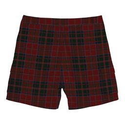 ScotsTee Shop Scottish McDonald of Glencoe Tartan Plaid Cargo Shorts for Men