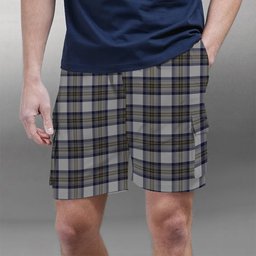ScotsTee Shop Scottish Stewart Dress Blue Tartan Plaid Cargo Shorts for Men
