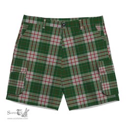 ScotsTee Shop Scottish MacDiarmid Dress Tartan Plaid Cargo Shorts for Men
