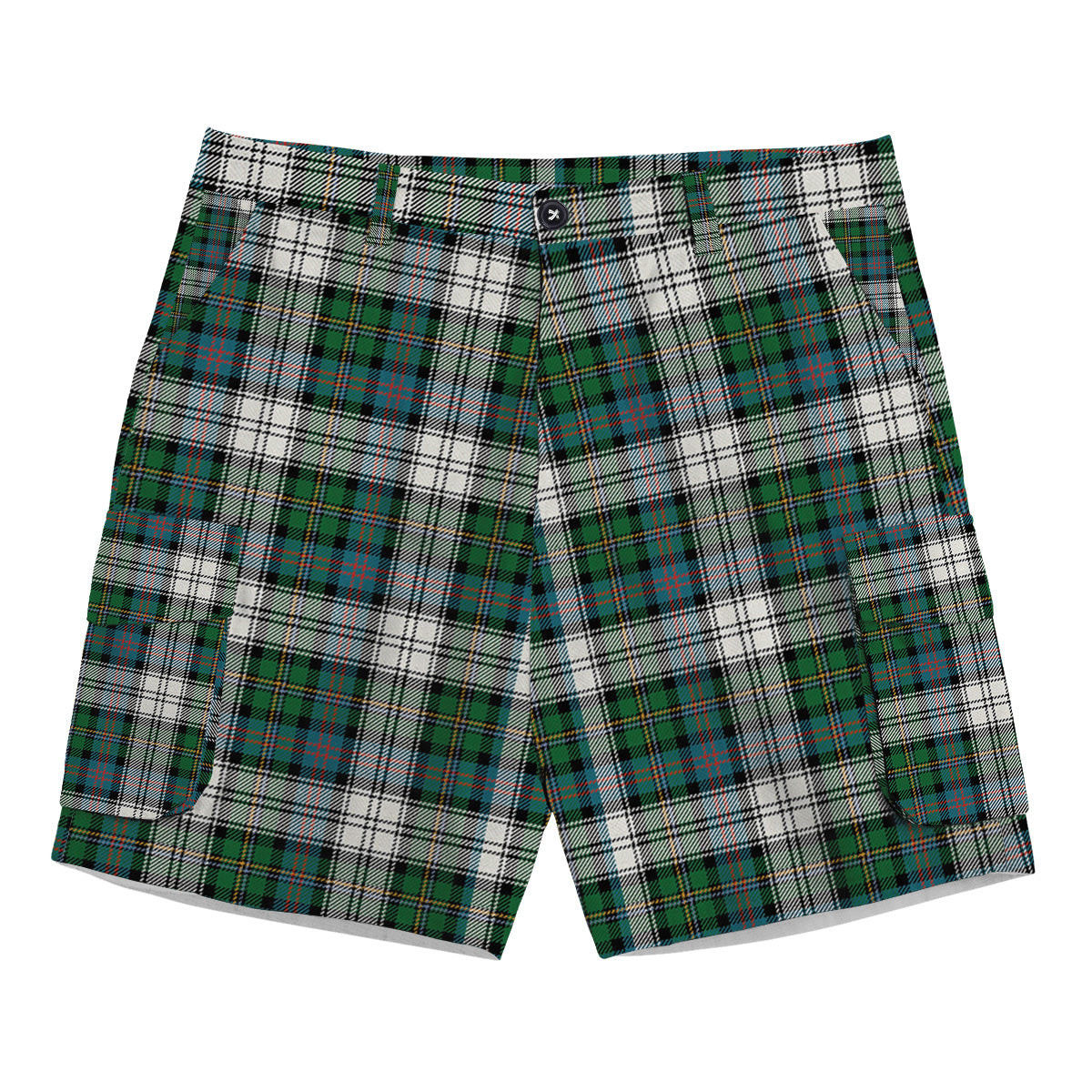 ScotsTee Shop Scottish MacCallum Dress Ancient Tartan Plaid Cargo Shorts for Men
