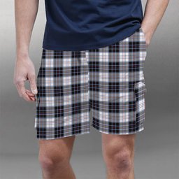 ScotsTee Shop Scottish McRae Dress Modern Tartan Plaid Cargo Shorts for Men